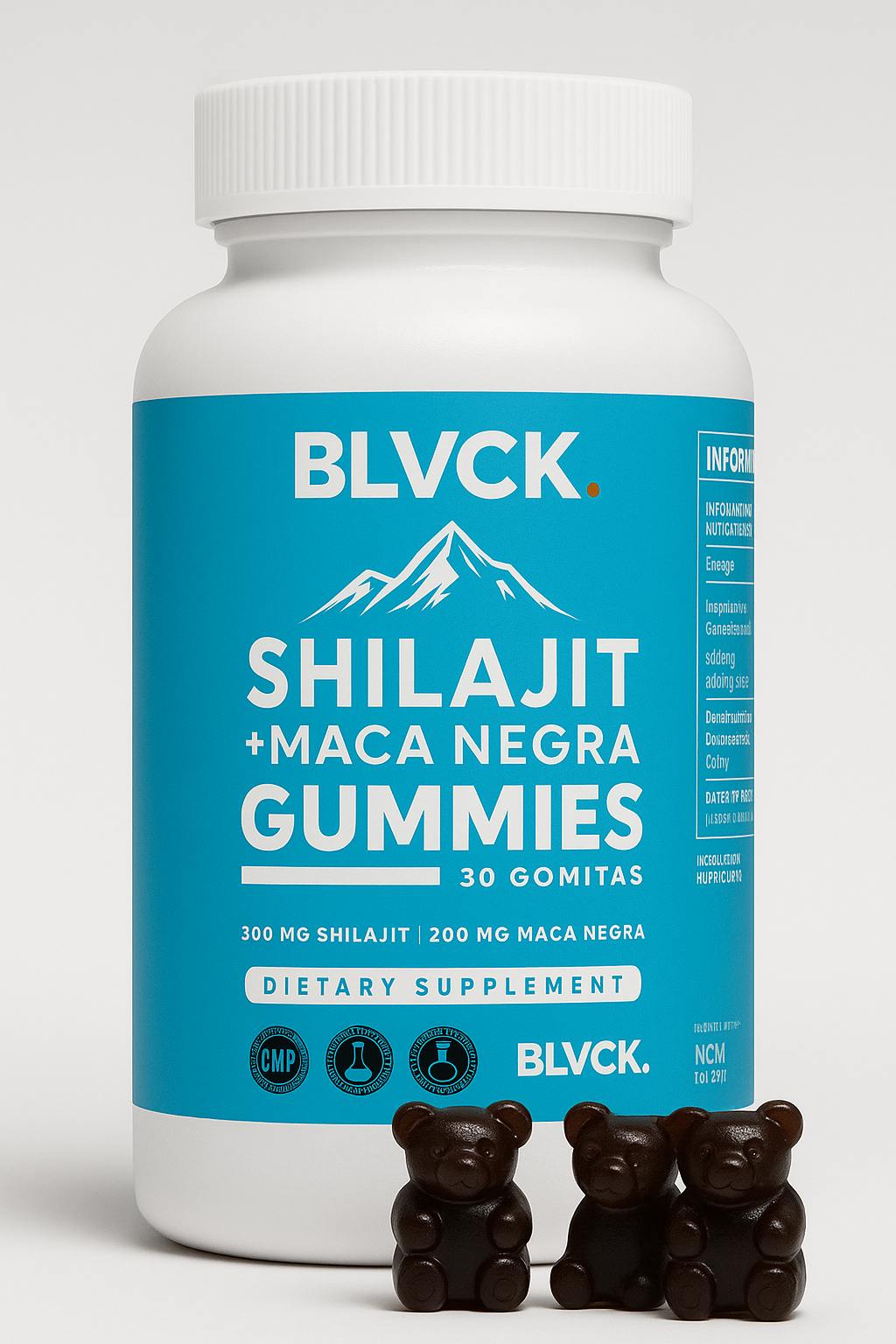 BLVCK Supreme Shilajit Gummies (con Maca Negra) ADIOS al Viagra (tiktok)