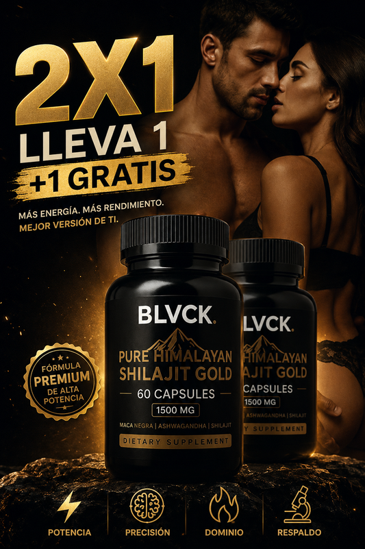 SHILAJIT ORIGINAL CON MACA NEGRA (chao al viagra) 2X1 +1 GRATIS