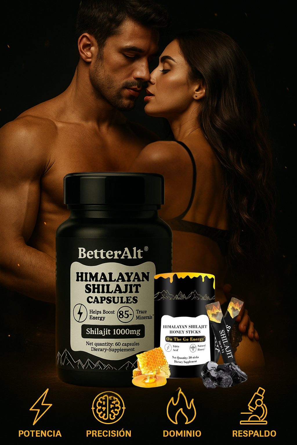 SHILAJIT TESTOSTERONA™ (CHAO AL VIAGRA)  - OFERTA CYBER